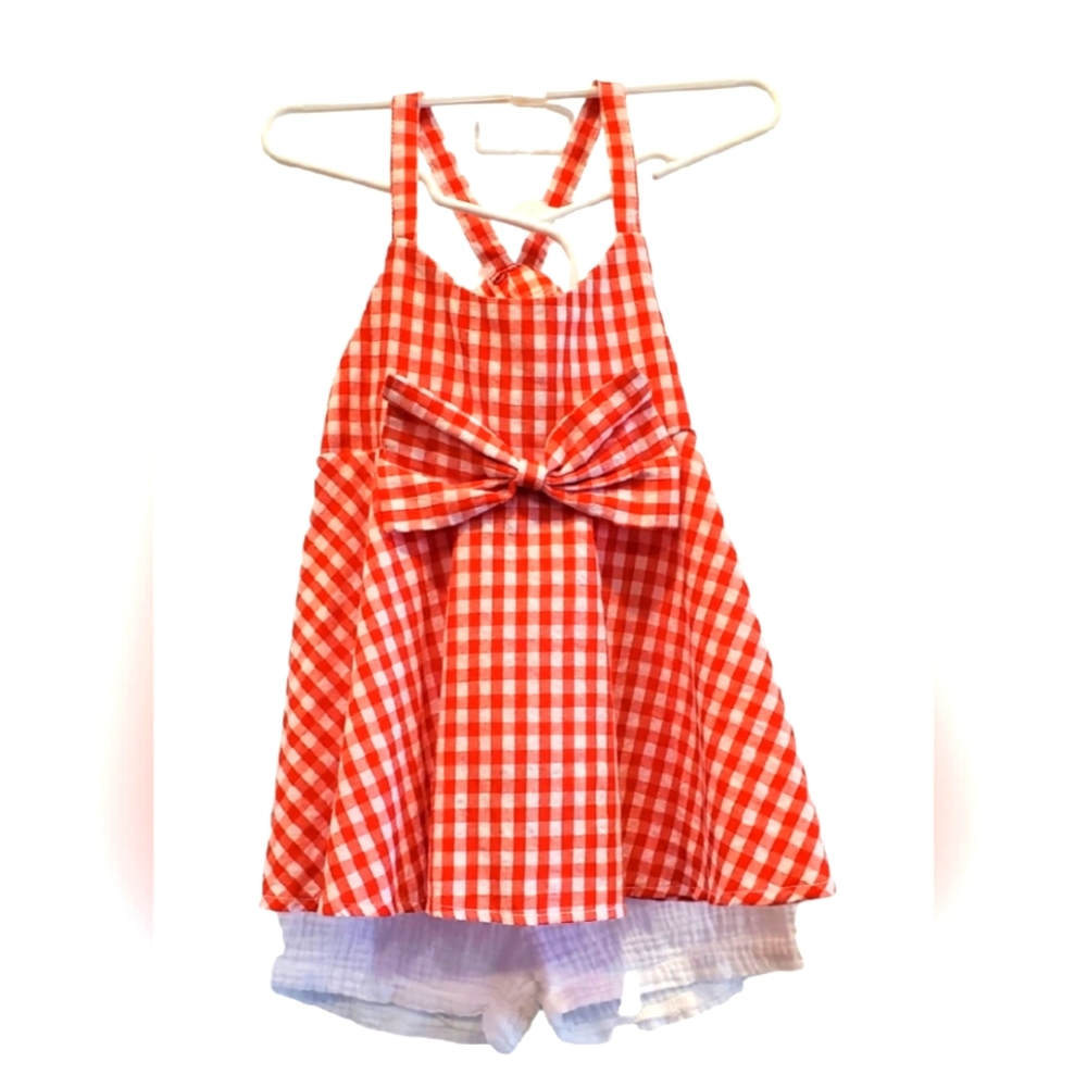 Girls tank top & short set size 4-5T